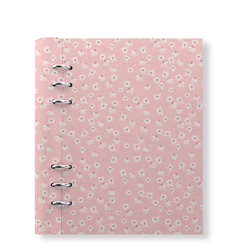 Clipbook Floral A5 Organiser Daisy Pink