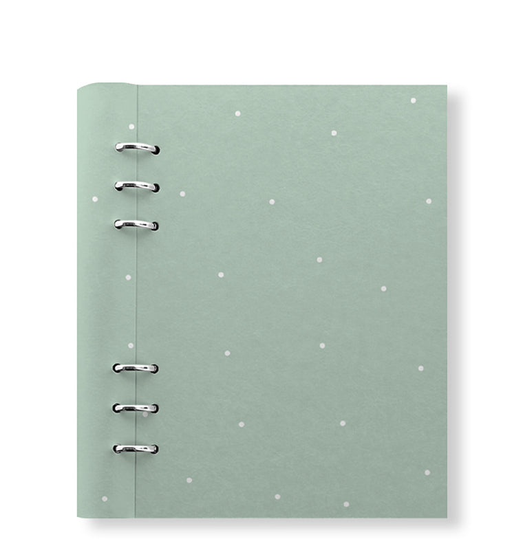 Clipbook Timeless A5 Organiser Polka Dot Sage