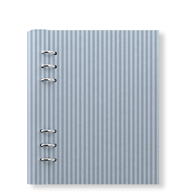 Clipbook Timeless A5 Organiser Stripes Sky