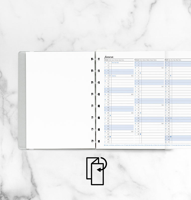Filofax Notebook Jahresplaner A5 2025 - 25-15202