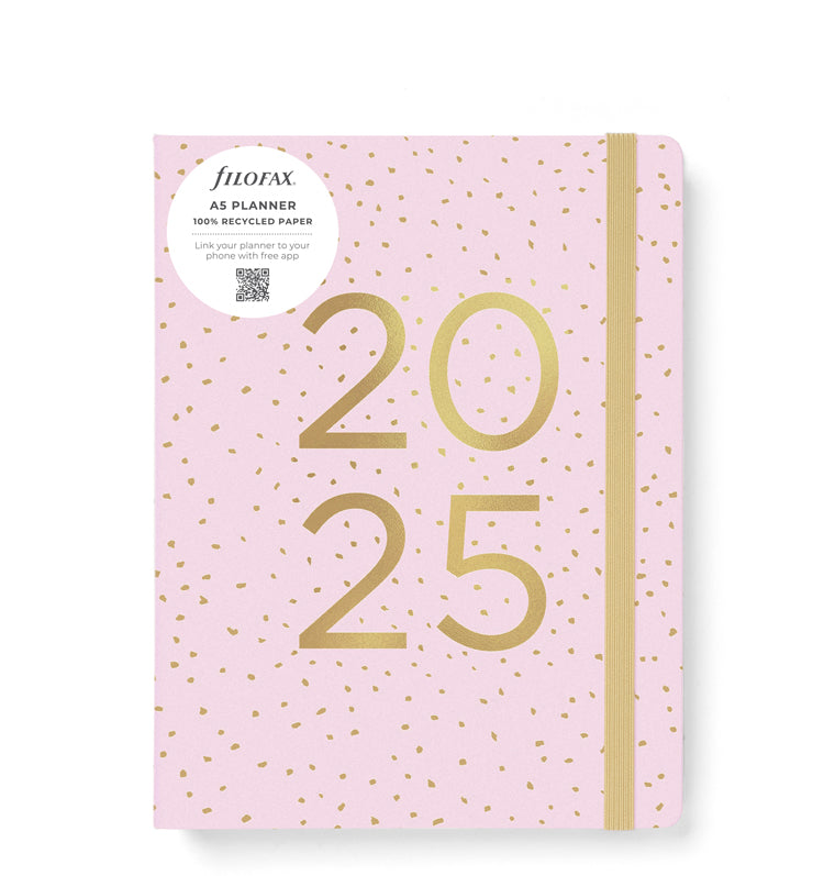 Confetti A5 Planer Rose Quartz 2025