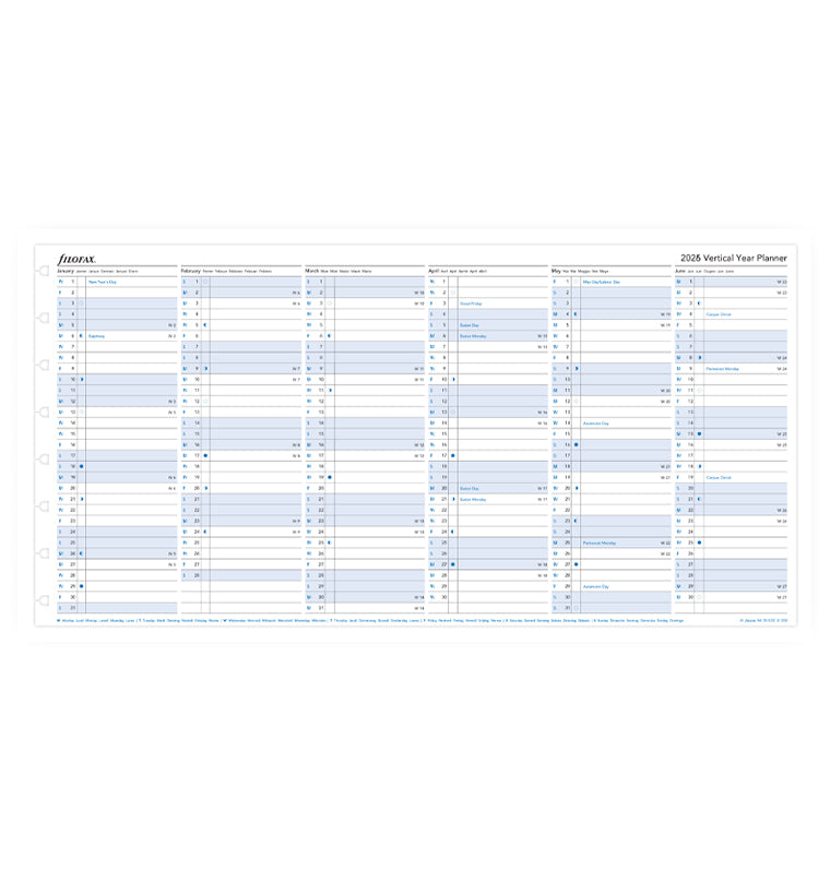 Filofax Notebook Jahresplaner A5 2026 26-15202
