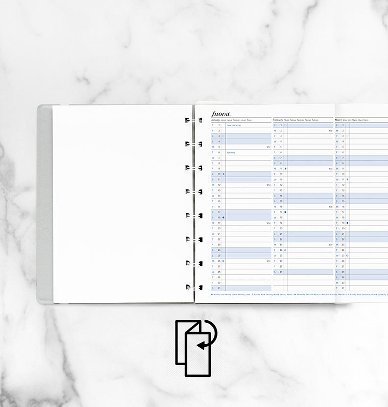 Filofax Notebook Jahresplaner A5 2026 26-15202