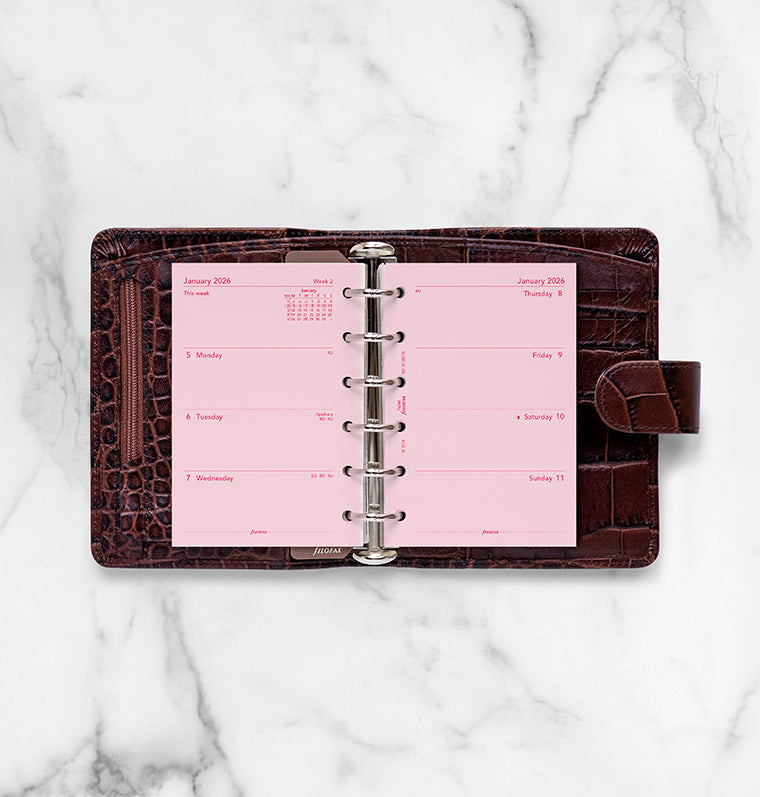 Filofax 1 Woche / 2 Seiten englisch Pocket 2026 26-68278