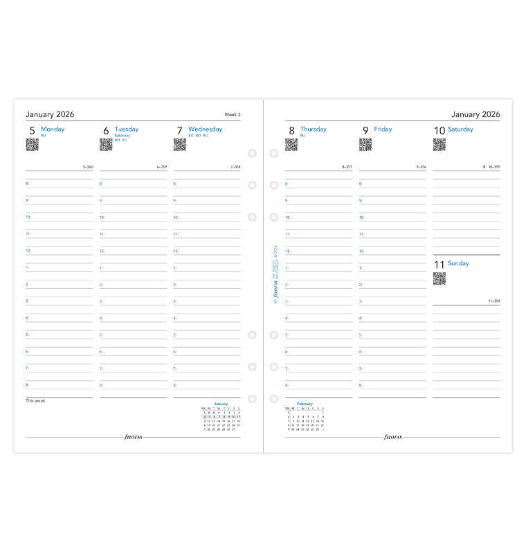 KALENDER 2026 BUCHKALENDER A5 Ringbuch 1 Woche 2 Seiten | Terminplaner KALENDER 2026 BUCHKALENDER A5 Ringbuch 1 Woche 2 Seiten | Terminplaner