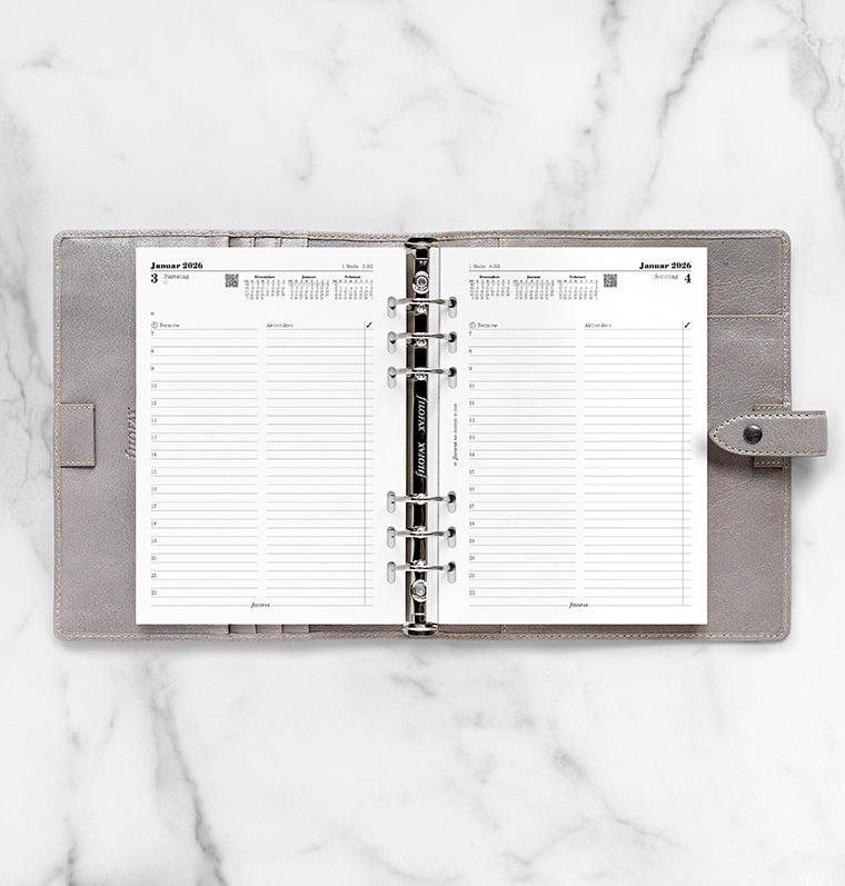 Filofax 1 Tag / 1 Seite deutsch A5 Multifit 2026 26-68546