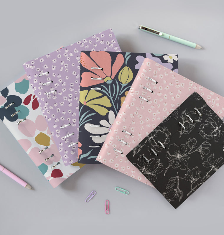 Clipbook Floral Personal Organiser