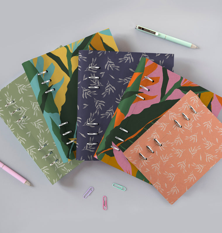 Clipbook Plants A5 Organiser