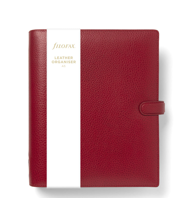Finsbury A5 Organiser Scarlet