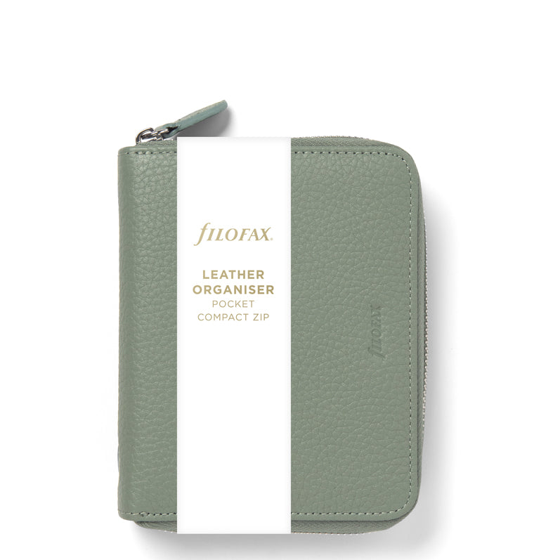Norfolk Pocket Compact Zip Organiser Sage