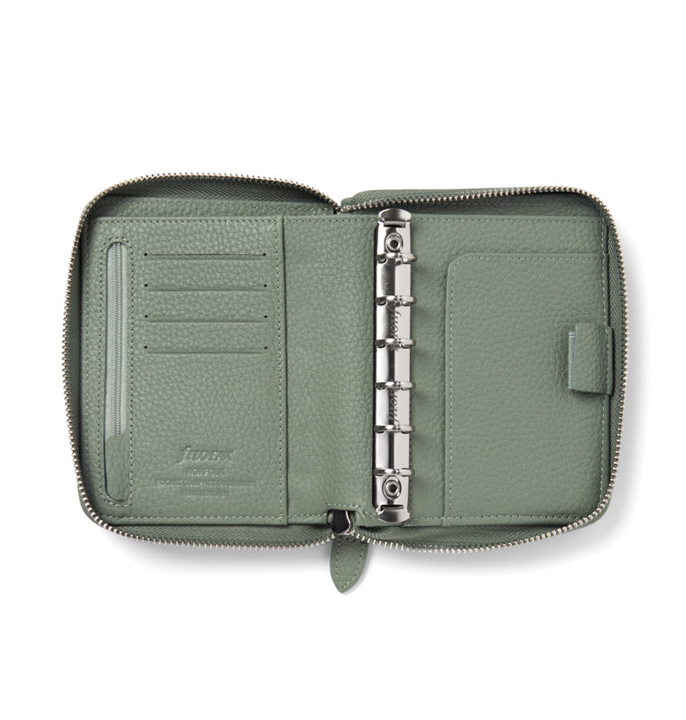 Norfolk Pocket Compact Zip Organiser Sage