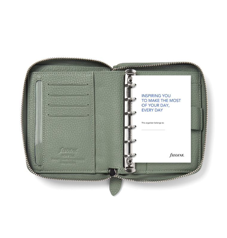 Norfolk Pocket Compact Zip Organiser Sage