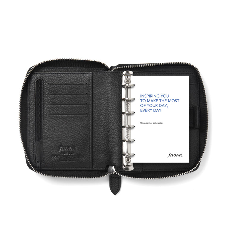 Norfolk Pocket Compact Zip Organiser Black
