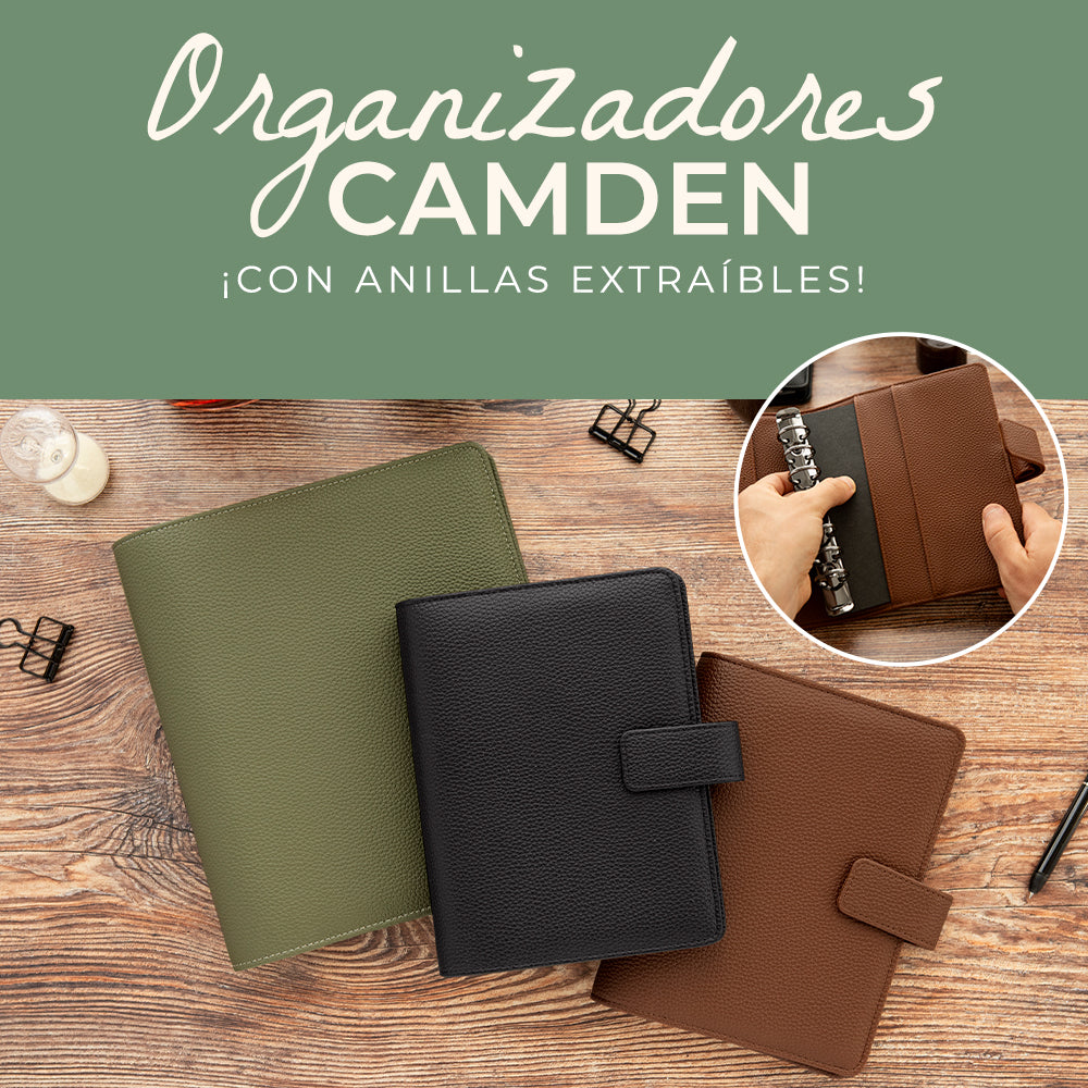 Organizadores Camden con anillas extraibles 