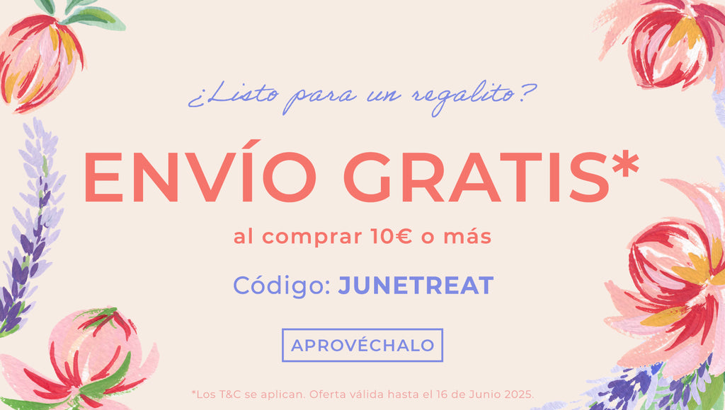 Envío gratis con el código: JUNETREAT