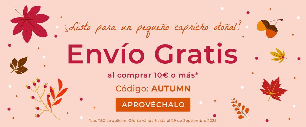 Envío gratis al comprar 10€ o más - código: AUTUMN