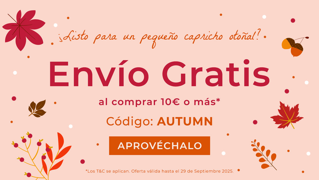Envío gratis al comprar 10€ o más - código: AUTUMN