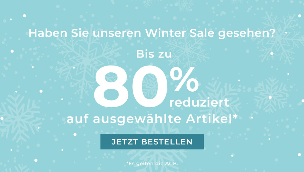 Winter Sale - jetzt bis zu 80% reduziert