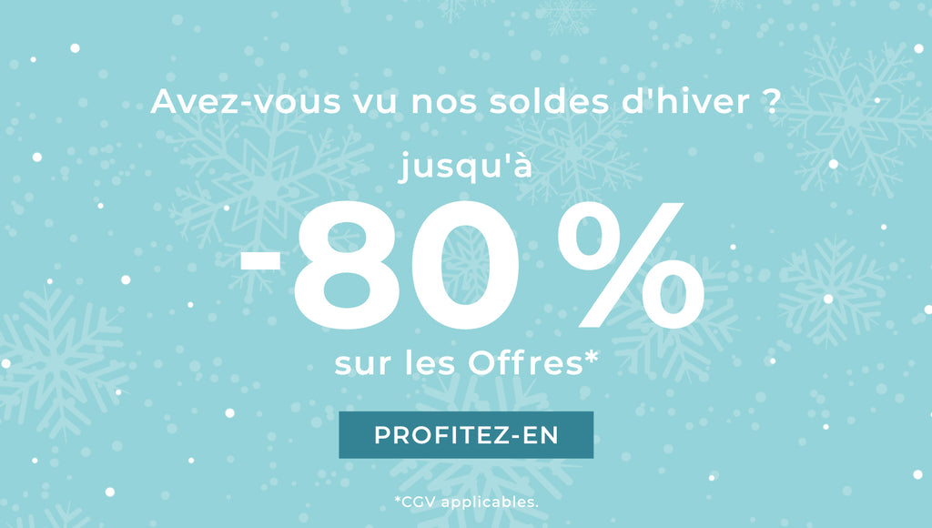 Soldes d'hiver - maintenant jusqu'à -80 %