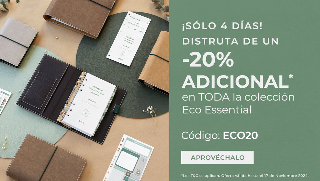 -20% en la colección Eco Essential! - Código: ECO20