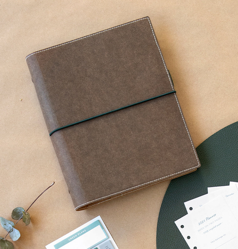 Organiseur De Poche Filofax Eco Essential - Couverture Végétalienne Papier Recyclé - Agenda Semainier