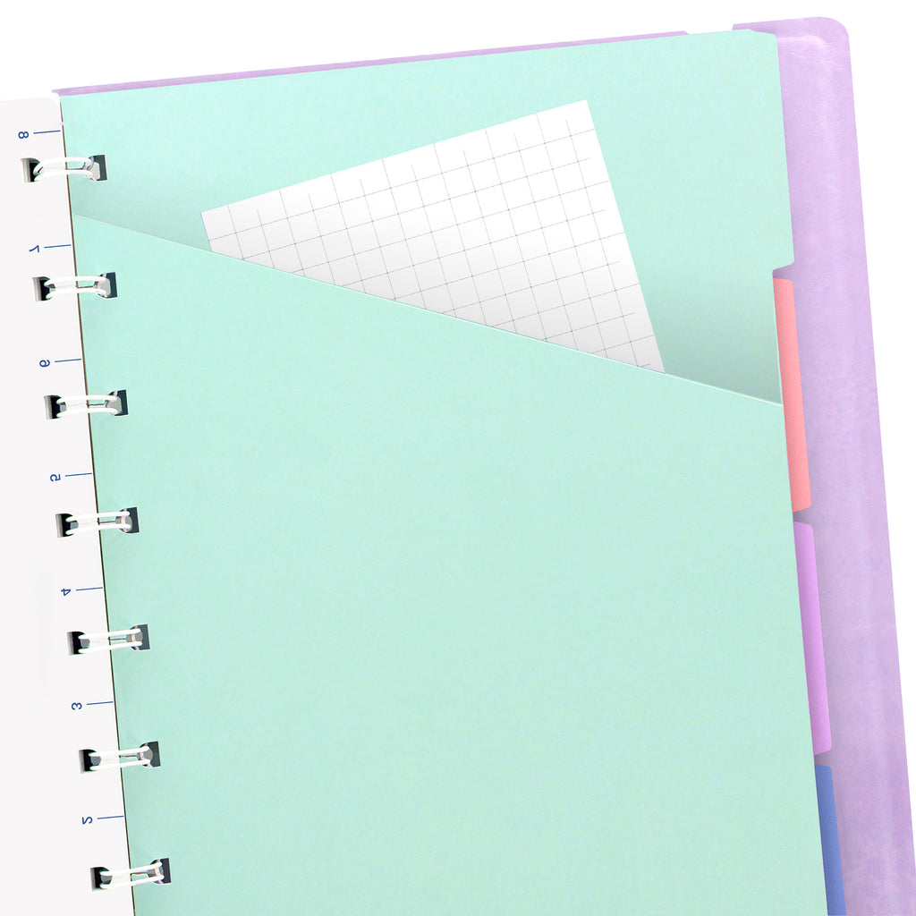 FILOFAX Notebook CLASSIC PASTEL Format A5 LILAS - Carnet - LDLC