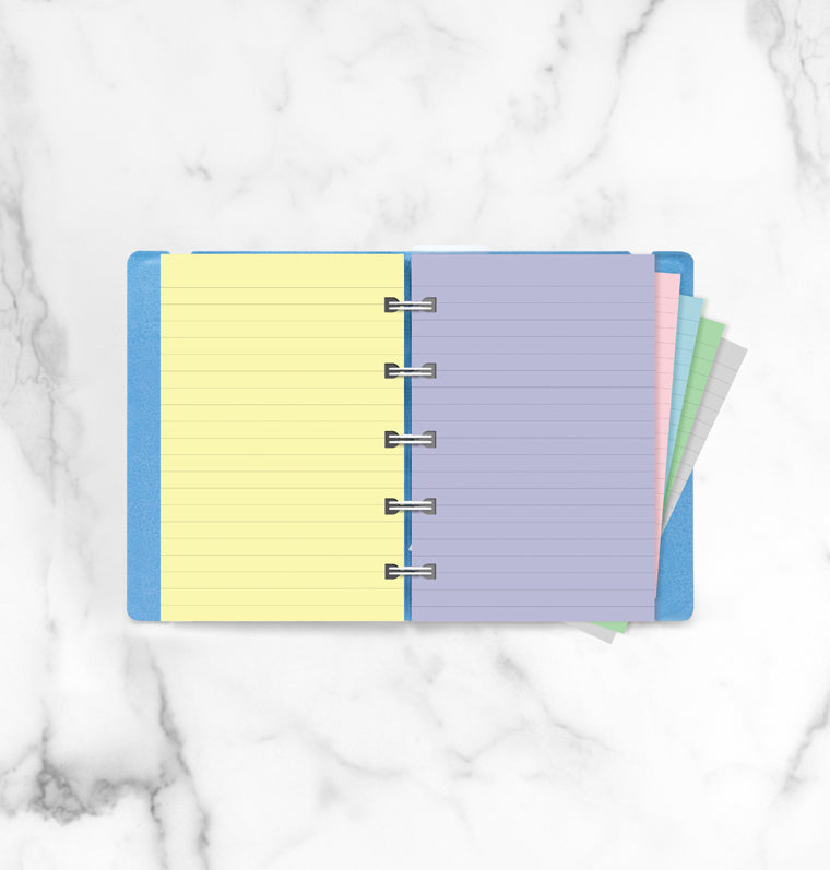 Filofax Notebook Pocket Pastel linierte Einlage