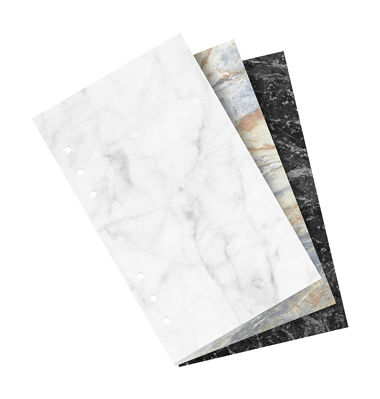 Marble blanko Notizpapier Personal 