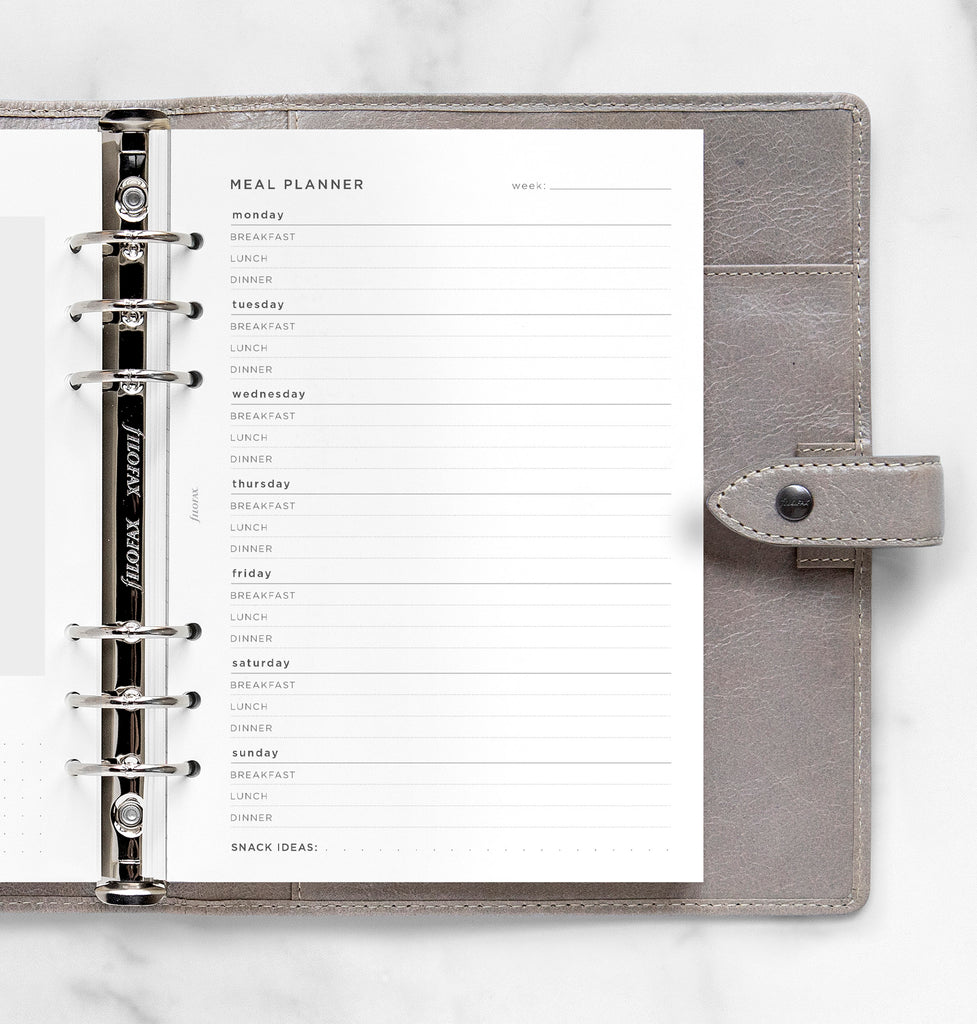 Meal Planner A5