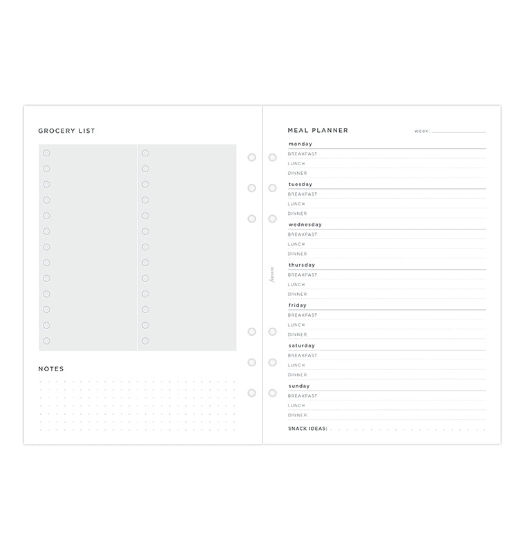 Meal Planner A5