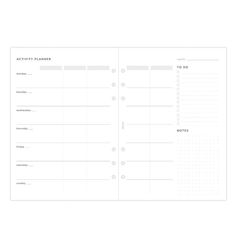 Activity Planner A5