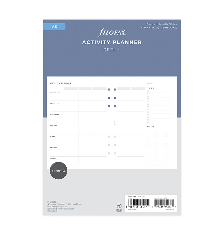 Activity Planner A5