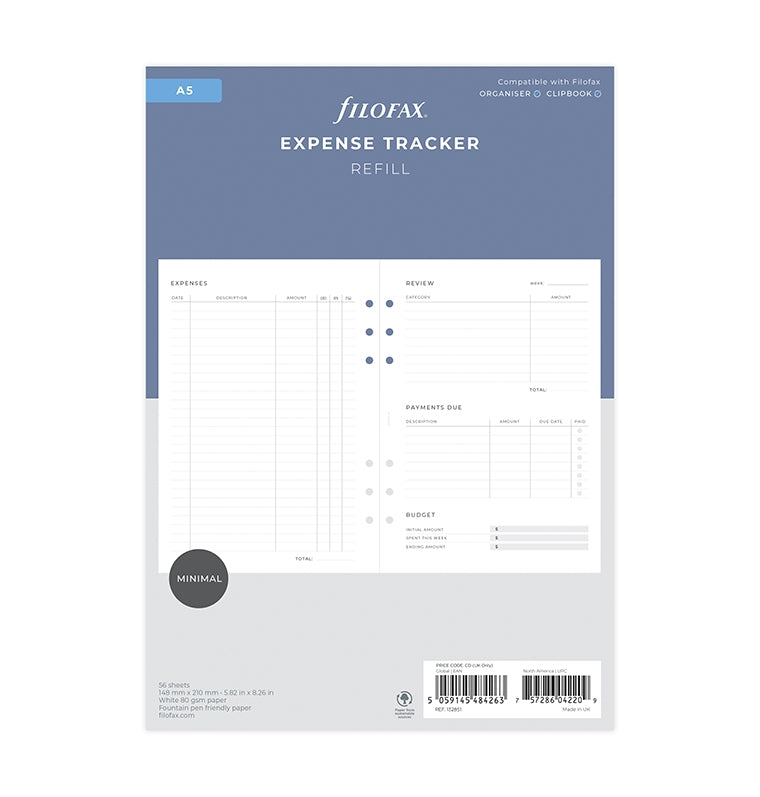 Expense Tracker A5