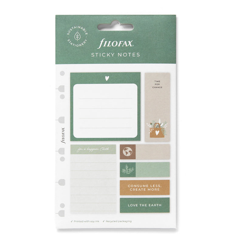 Filofax Eco Essential Sticky Notes in Packaging
