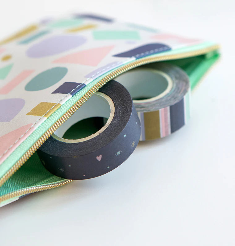 Filofax Good Vibes Washi Tape and Zipper Pouch