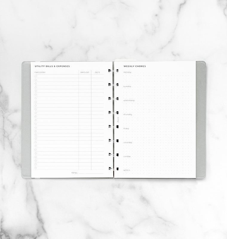 Filofax Notebook Haushalts-Planer - A5