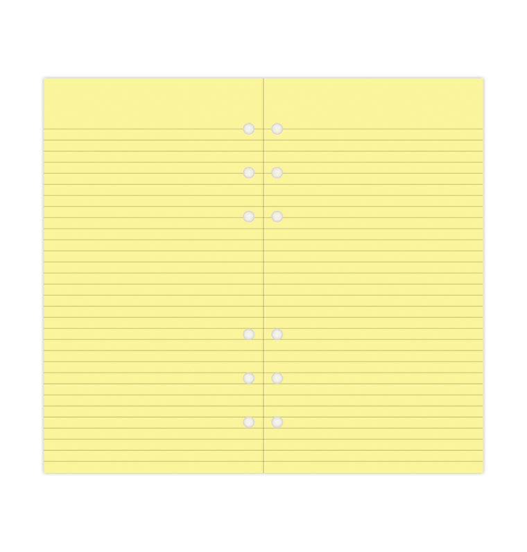 Notizpapier gelb liniert - Personal