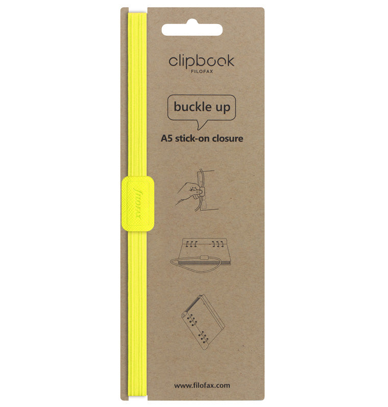 Clipbook Fluoro A5 elastischer Verschluss
