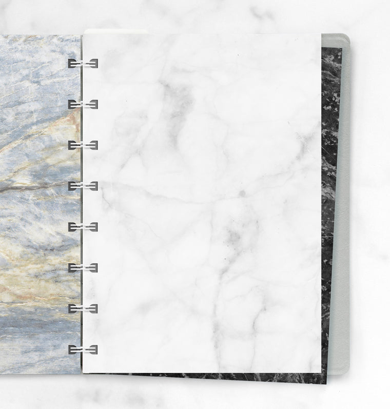 Filofax Notebook Marble A5 blanko Einlagen 