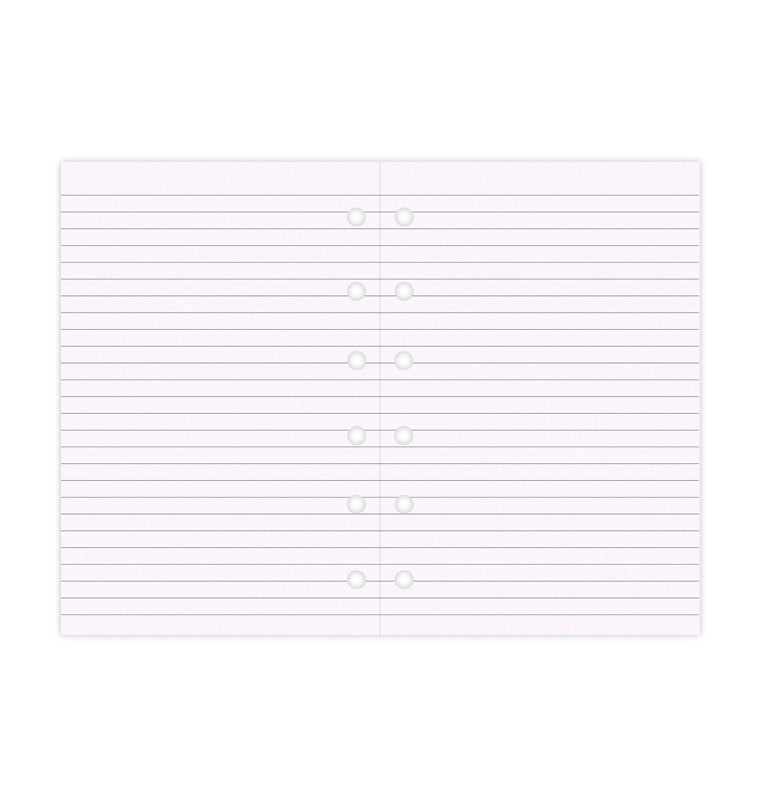 Notizpapier lavendel liniert - Pocket