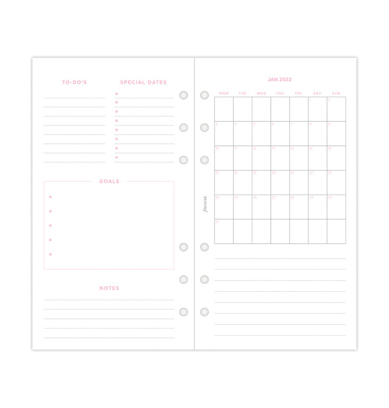 Confetti Kalender 1 Woche / 2 Seiten Personal 2024