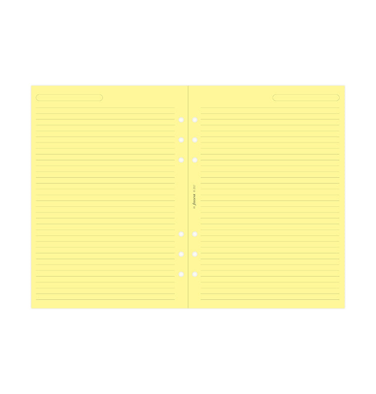 Notizpapier gelb liniert - A5