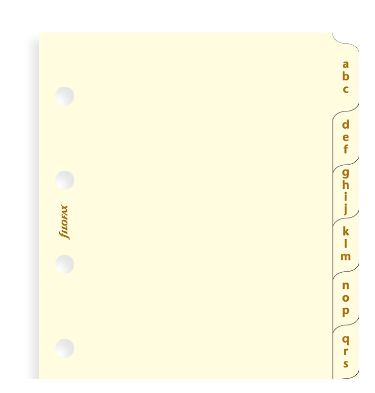 A-Z Register Cotton Cream - Mini