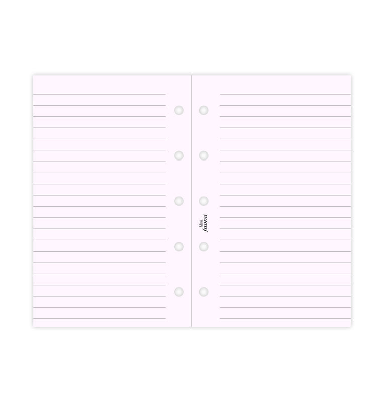Notizpapier lavendel liniert - Mini