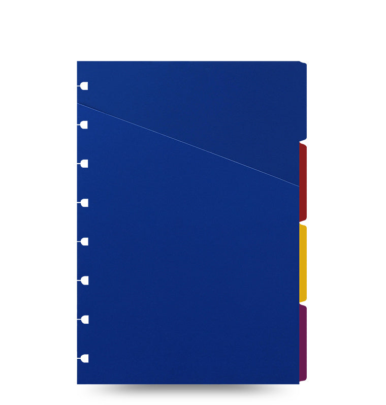 4er Notebook blanko Trennblätter Bright - A5
