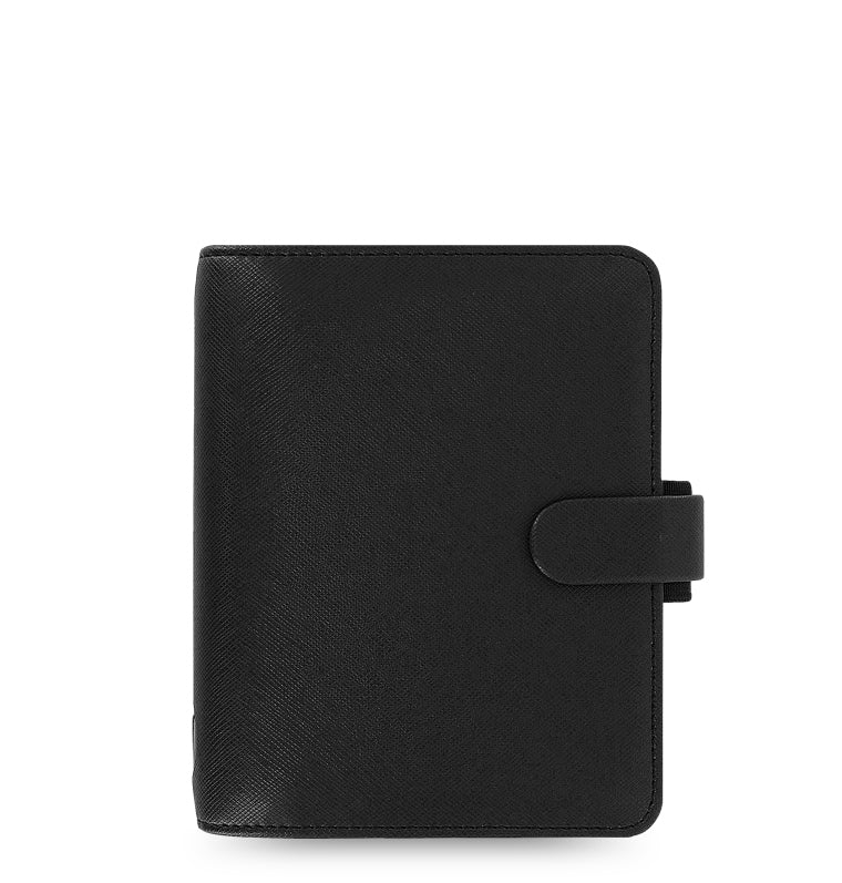 Saffiano Pocket Organiser Black
