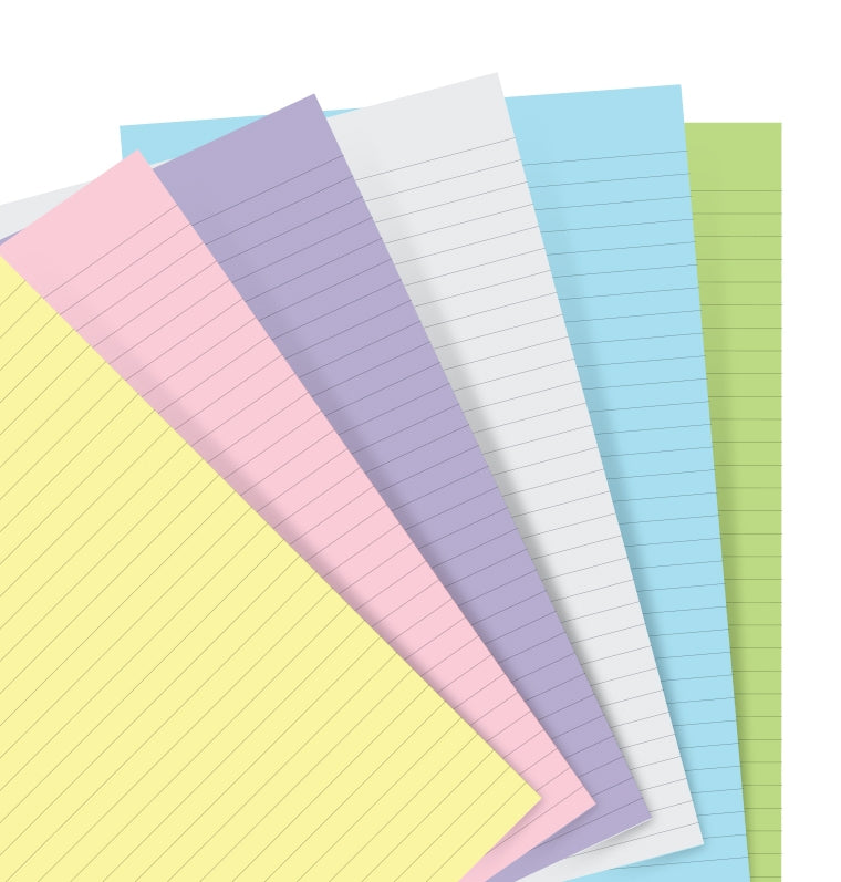 Filofax Notebook Pocket Pastel linierte Einlage